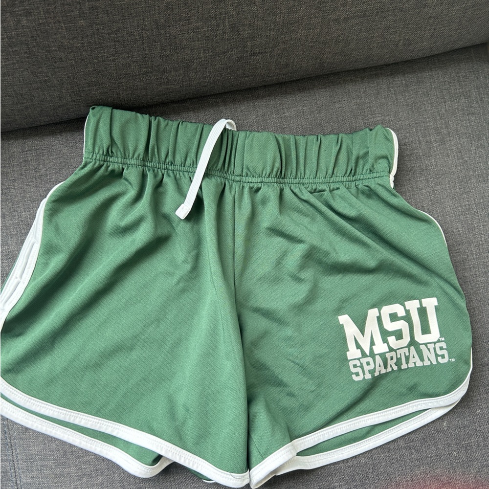 Michigan State running shorts